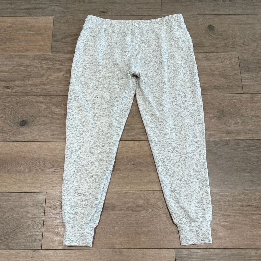 ALBION FIT Oatmeal Marl‎ At Ease Jogger Pants Bottoms Active Lounge Gym Size L